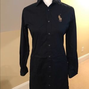 Black Ralph Lauren shirt dress